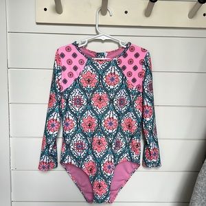 Girls one piece swimsuit